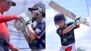Ponting's Son, Fletcher, Channels Cricket Legend in MLC Nets; Ricky Ponting Spotted as Supportive Dad