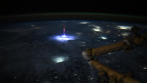 Astronaut Captures Rare Red Sprite From Space, Boosting Atmospheric Research