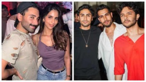 Shah Rukh Khan's daughter Suhana Khan spotted partying with Salman Khan's nephews; fans ask 'Where is Agastya Nanda'