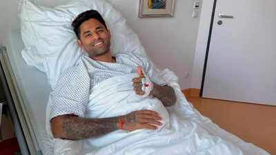 Suryakumar Yadav shares post-surgery update.