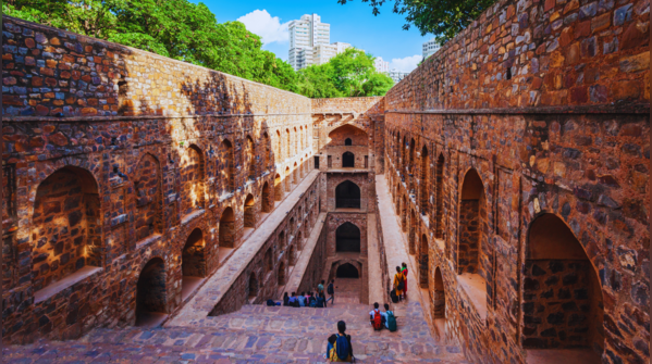 The mysterious depths of Agrasen Ki Baoli in New Delhi.