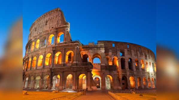 A historic amphitheater, a symbol of ancient Roman spectacle