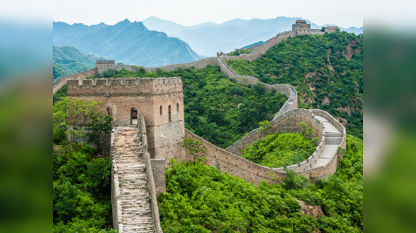 A monumental fortification stretching across the Chinese landscape