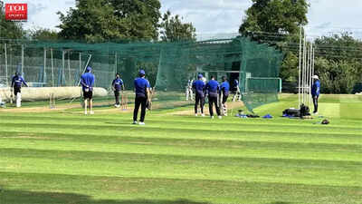 Team India practices at Edgbaston in Birmingham