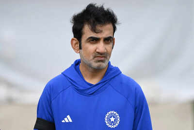 Under pressure: India coach Gautam Gambhir during a match.