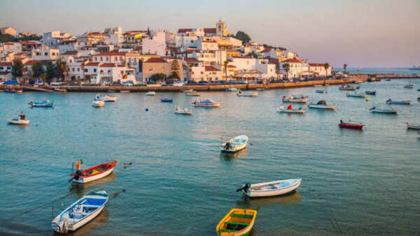 Picturesque coastline of Algarve, Portugal