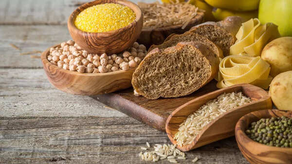 Close up of bread and potatoes, foods flagged for potential cadmium contamination.