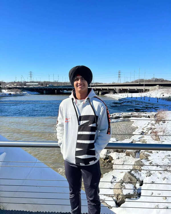 Harvansh Singh during Canada visit
