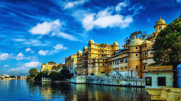 The Taj Lake Palace, a summer retreat turned luxury hotel in Udaipur.