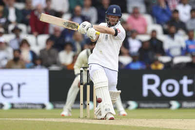 Ben Duckett playing a shot
