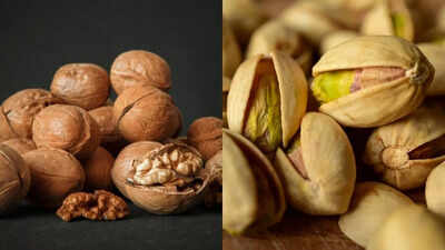 Comparing walnuts and pistachios