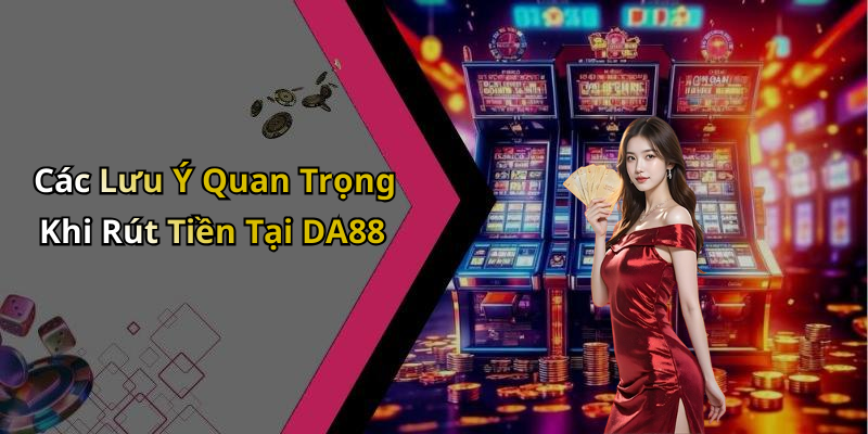 Các Lưu Ý Quan Trọng Khi Rút Tiền Tại DA88